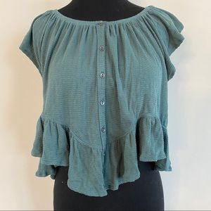 blue top women’s xs